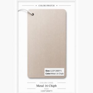 Chipboard 16 metal 122x280cm 5 mm thickness