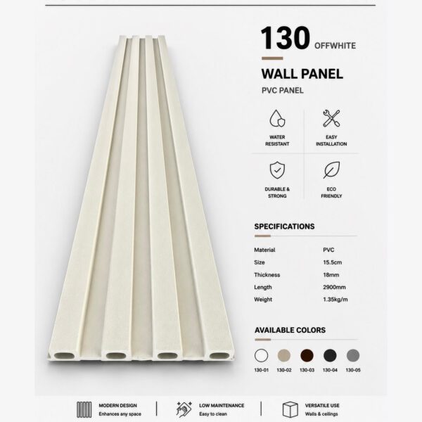 130 OFFWHITE Wall Panel