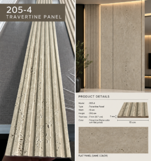 5a4dc3bc-c3a4-466f-a4cc-8e19cc21dba3 Code: 205-4 travertine panels