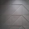 Pu geometric shapes grey 60x120cm