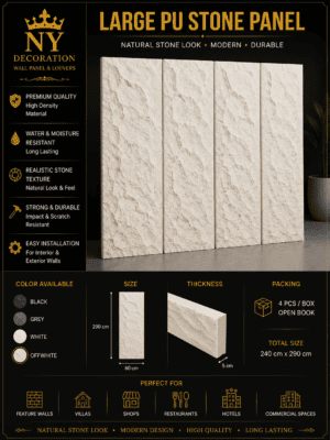 Pu stone 290cm offwhite Code: 02