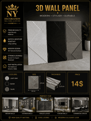 Pu geometric shapes white 60x120